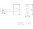 Задвижка PALIDORE 2260/6 6 pc (хром) 98761253 2