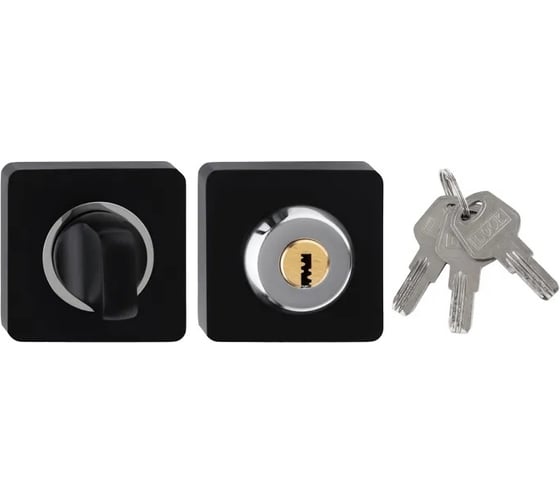 Завертка с ключом PALIDORE lock ols (r) black key, черный 98761371 1