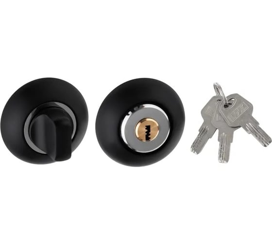 Завертка с ключом PALIDORE lock ol black key, черный 98761363