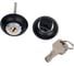 Завертка с ключом PALIDORE lock ol black key, черный 98761363 1