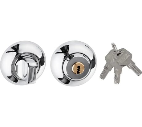 Завертка с ключом PALIDORE lock ol pc key, хром 98761369