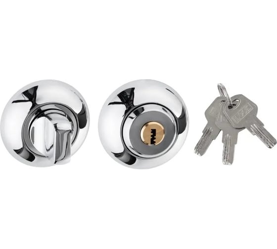 Завертка с ключом PALIDORE lock ol pc key, хром 98761369 1