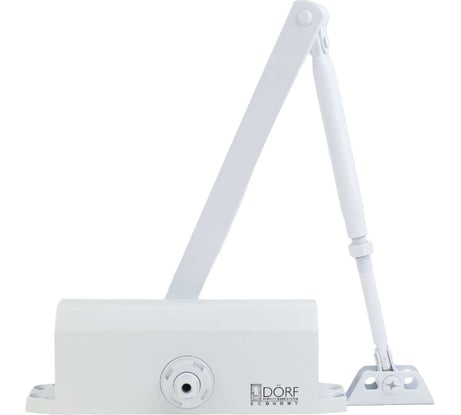 Дверной доводчик DORF economy l-8224 110 кг, белый, 1 к - 1 шт. eco L8224_white_eco