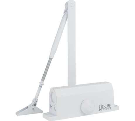 Дверной доводчик DORF economy l-8224 110 кг, белый, 1 к - 1 шт. eco L8224_white_eco