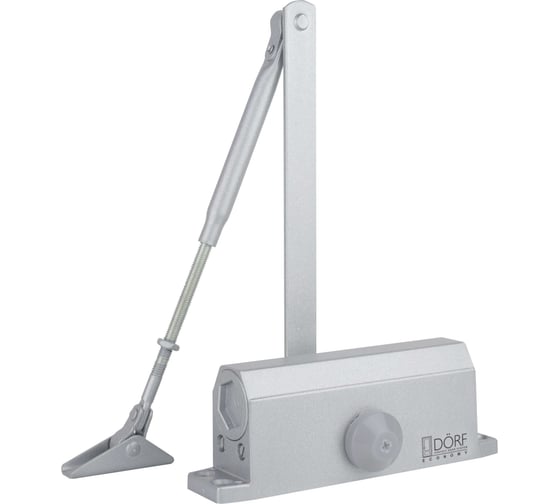 Дверной доводчик DORF economy l-8223 80 кг, серебро, 1 к - 1 шт. eco L8223_silver_eco