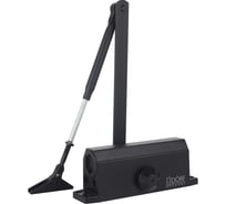 Доводчик дверной DORF Economy, 80 кг, черный L8223_black_eco