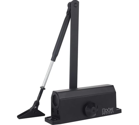 Дверной доводчик DORF economy l-8223 80 кг, черный , 1 к - 1 шт. eco L8223_black_eco