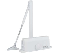 Доводчик дверной DORF Economy, 80 кг, белый L8223_white_eco
