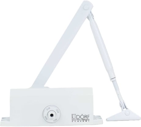Дверной доводчик DORF economy l-8223 80 кг, белый, 1 к - 1 шт. eco L8223_white_eco
