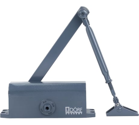 Дверной доводчик DORF economy l-8223 80 кг, антрацит , 1 к - 1 шт. eco L8223_ral7016_eco