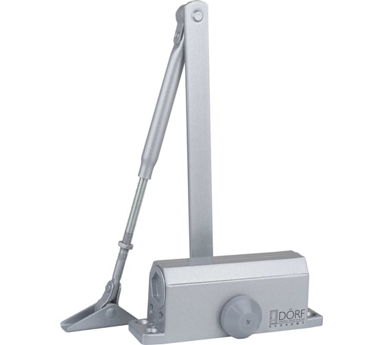 Дверной доводчик DORF economy l-8222 45 кг, серебро, 1 к - 1 шт. eco L8222_siver_eco