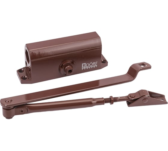 Дверной доводчик DORF economy l-8222 45 кг, коричневый, 1 к - 1 шт. eco L8222_brown_eco