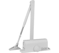 Доводчик дверной DORF Economy, до 45 кг, белый L8222_white_eco