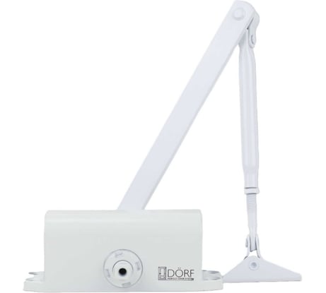 Дверной доводчик DORF economy l-8222 45 кг, белый, 1 к - 1 шт. eco L8222_white_eco