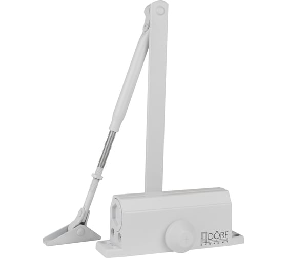 Дверной доводчик DORF economy l-8222 45 кг, белый, 1 к - 1 шт. eco L8222_white_eco