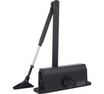 Доводчик дверной DORF Economy, 110 кг, черный L8224_black_eco