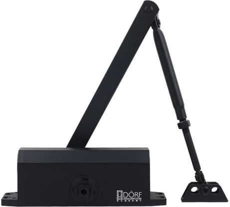Дверной доводчик DORF economy l-8224 110 кг, черный, 1 к - 1 шт. eco L8224_black_eco