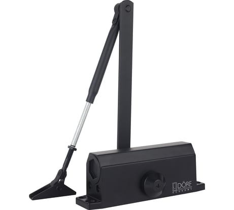 Дверной доводчик DORF economy l-8224 110 кг, черный, 1 к - 1 шт. eco L8224_black_eco