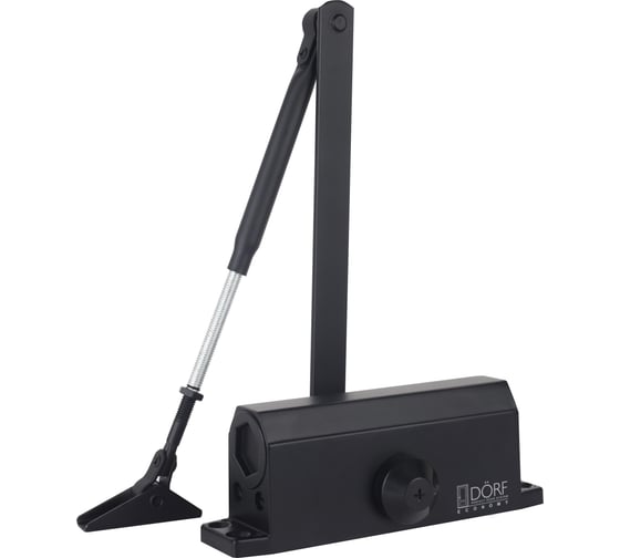 Дверной доводчик DORF economy l-8224 110 кг, черный, 1 к - 1 шт. eco L8224_black_eco