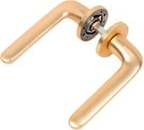 Дверные ручки Вантаж алюминиевые, сатин золото V34SG SL