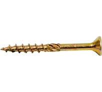 Конструкционный саморез КРЕП-КОМП потайной Torx, желтый цинк, 3.5x35 мм, 500 шт. скт3535