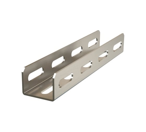 П-образный перфорированный облегченный профиль Hyperline TMS-LPS-40-30-2200-2,0-SZ 40x30x2200-2,0 мм 518398 1