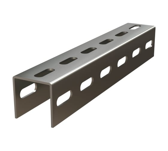 П-образный перфорированный усиленный профиль Hyperline TMS-RPS-2-50-50-2600-2,5-SZ 50x50x2600-2,5 мм 518497 1