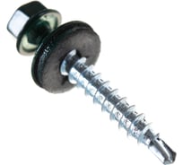 Кровельный саморез ГОСКРЕП 4.8х35 RAL 6005 зеленый мох, 250 шт., б.пл.конт. 1000 мл 2-0016670