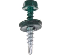 Кровельный саморез ГОСКРЕП 4.8х28 RAL 6005 зеленый мох, 300 шт., б.пл.конт. 1000 мл 2-0016580
