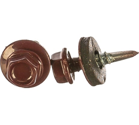 Кровельный саморез ГОСКРЕП 5.5х19 RAL 3005 красное вино, 70 шт., пл.конт 280 мл 2-0018220