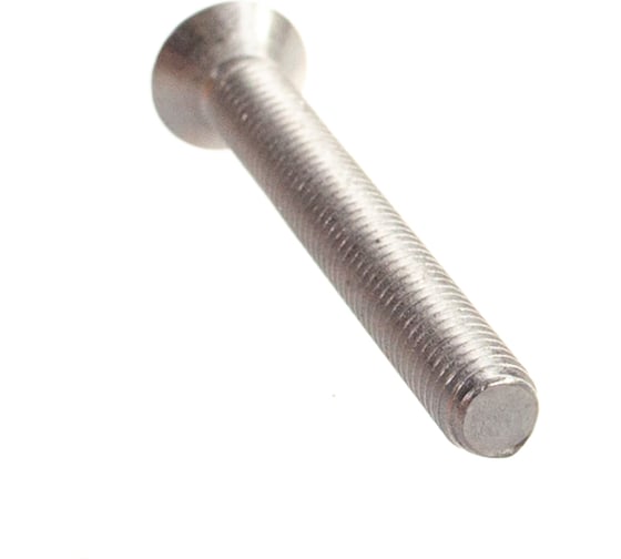 Винт Tech-Krep DIN965 5х40 ПОЛН.РЕЗ.ПОТАЙ.ГОЛ. нерж.ст. А2, 6 шт. 141743 1