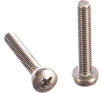 Винт Tech-Krep DIN7985 5X30 ЦИЛ.ГОЛ. КРЕСТ нерж.ст. A2, 6 шт. 141721