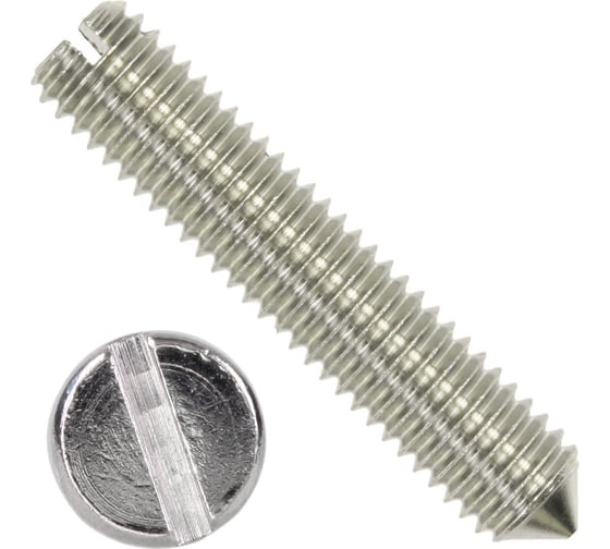 Винт DIN 553 Tech-Krep уст. М2,5х4 нерж. А1, 2 шт. 144085 1