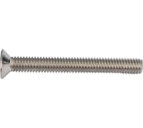 Винт Tech-Krep DIN965 6х50 ПОЛН.РЕЗ.ПОТАЙ.ГОЛ. нерж.ст. А2, 4 шт. 141749