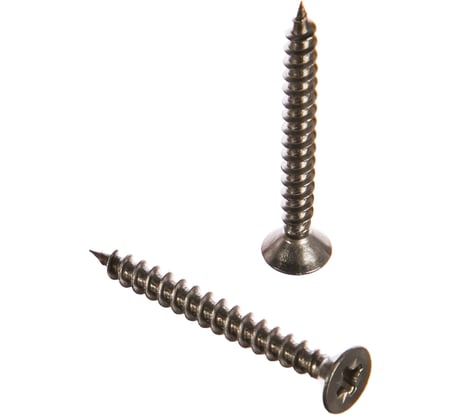 Универсальный шуруп с потайной головкой Tech-Krep 4,5х40 нерж.ст. А2 8шт 141810