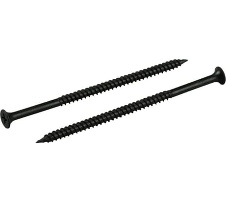 Саморез VIPкрепеж черный, 4,8х95, мелкая резьба, 4 шт. 10030 VIPL