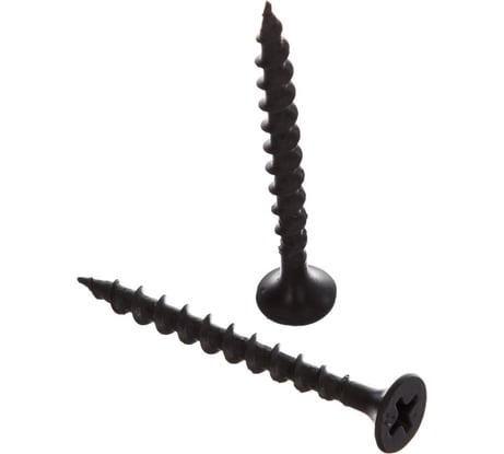 Саморез VIPкрепеж черный, 3,5х35, крупная резьба, 68 шт. 20110 VIPS