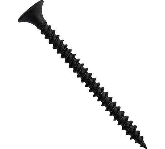 Саморез VIPкрепеж черный, 3,5х35, мелкая резьба, 68 шт. 20010 VIPS 1