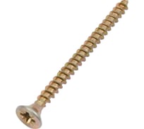 Шуруп VIPкрепеж жёлтый цинк, 4,0x50, 10 шт. 11348 VIPL