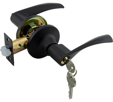 Защелка Marlok ЗВ2-01 ключ, черный 035091