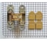 Скрытая петля Cemom Moatti cemom estetic 80/a 3d 8031 латунь, регулируемая, вес полотна 80 кг, 29x111,5 мм 51524 3
