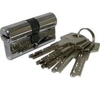 Цилиндровый механизм Вантаж 5 ключей, хром Z75 35x40СР