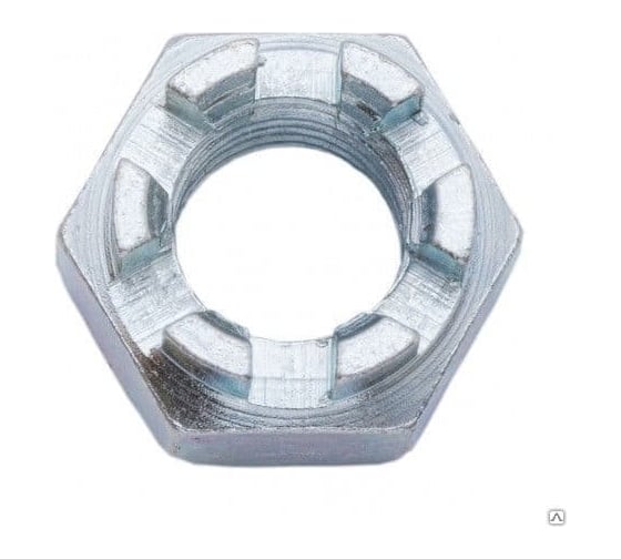 Корончатая низкая гайка Tech-Krep М8 нерж. А2 DIN 937 1 шт 144170