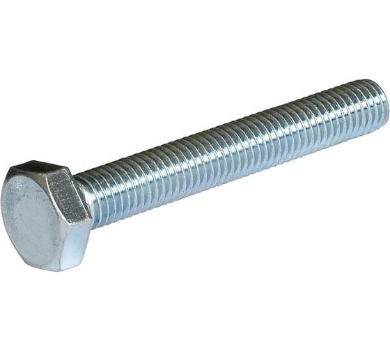Болт ЦКИ DIN 933, М12x70 мм, 5.8, цинк, 10 шт. 32611