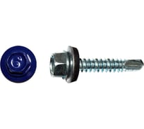 Саморез КРЕП-КОМП кровельный 5,5x25 RAL5002, ультрамарин К (3000шт) ск55255002к