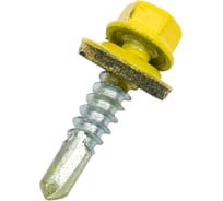 Саморез КРЕП-КОМП кровельный 5,5x25 RAL1018, жёлтый К (250шт) ск55251018кф