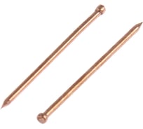 Финишные гвозди ТУНДРА krep 1.4x35 мм, омедненные, 40 шт. 7156497