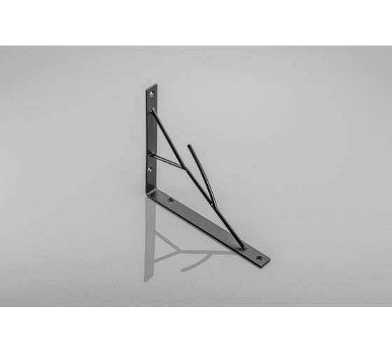 Полкодержатель GTV TREE 17x20 см, черный матовый PP-TREE-20M
