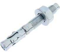 Анкер ТУНДРА krep, клиновой, белый цинк, 10x75 мм 7156618
