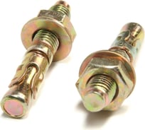 Клиновой анкер ТУНДРА желтый цинк, 10x65 мм, 75 шт. 9908731